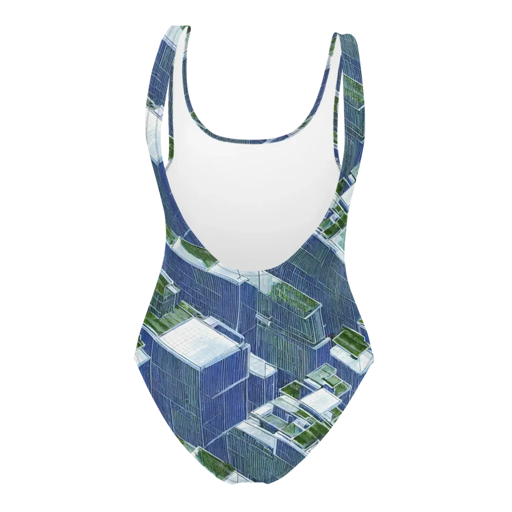 Urban Eden on One-Piece Swimsuit — Back