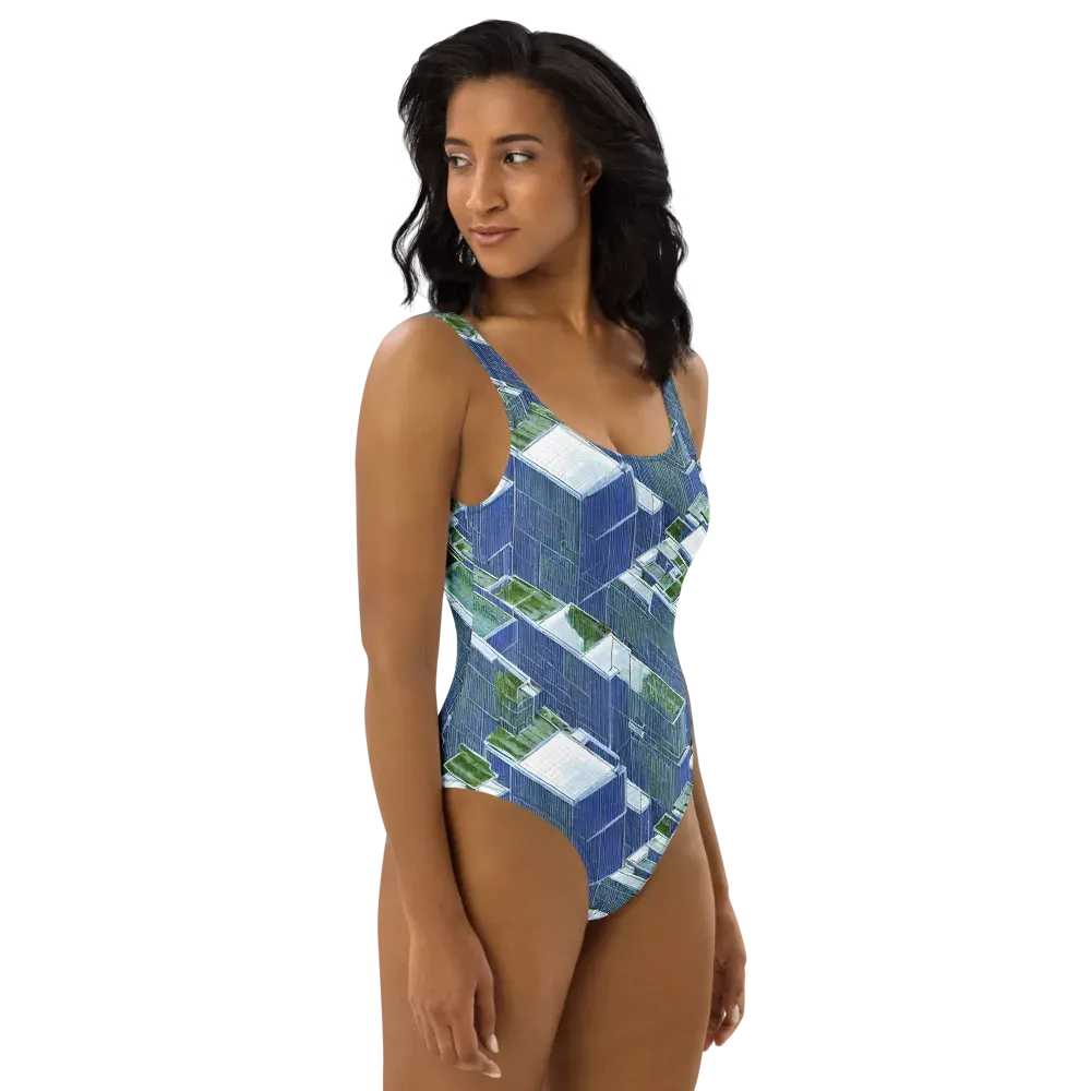 Urban Eden on One-Piece Swimsuit — Right