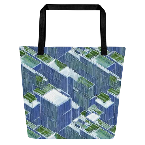 Urban Eden on a Large Tote Bag W/ Pocket