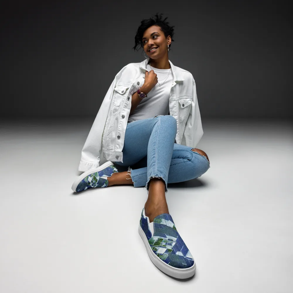 Urban Eden on Women's Slip-On Canvas Shoes — Front