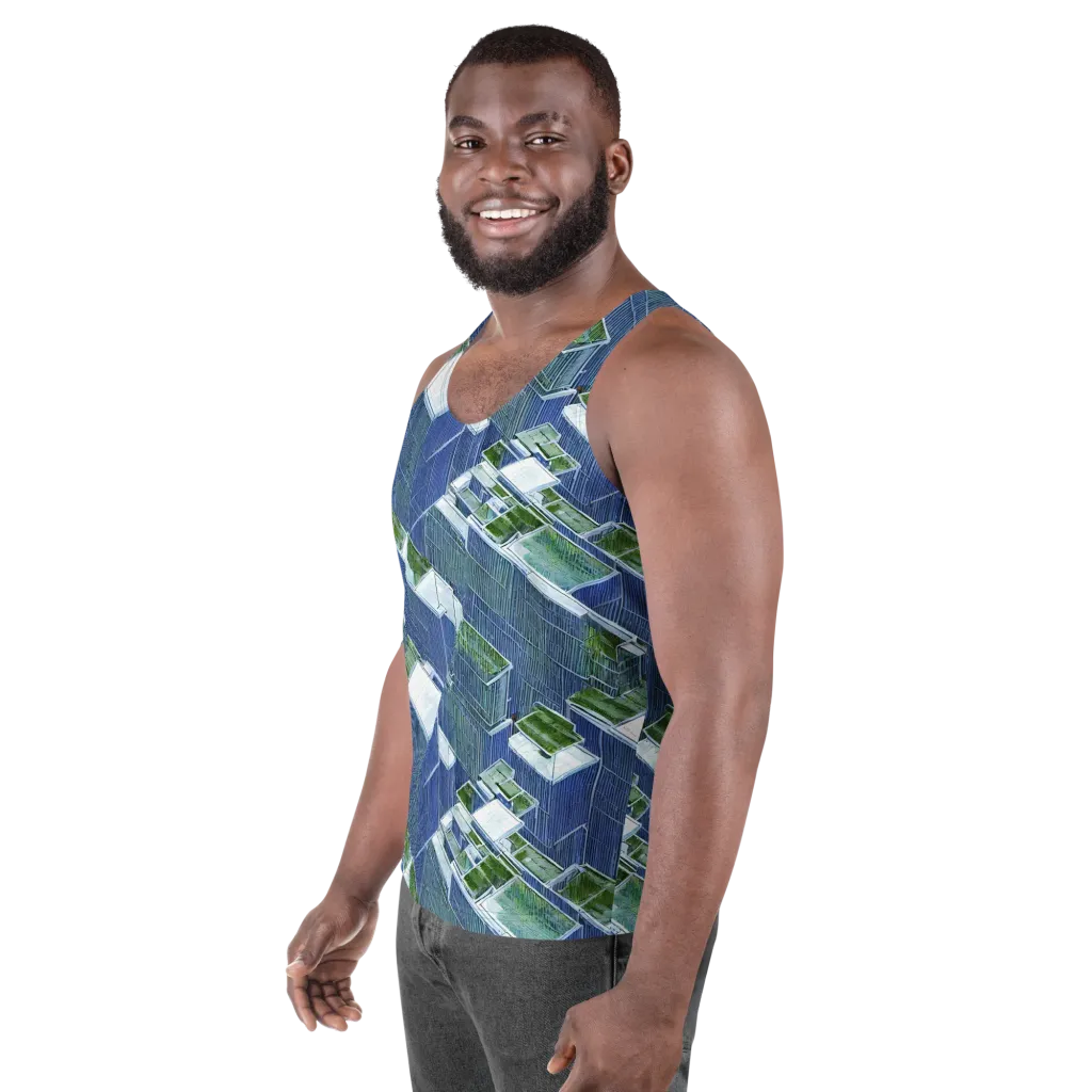 Urban Eden on Men's Tank Top — Left Front