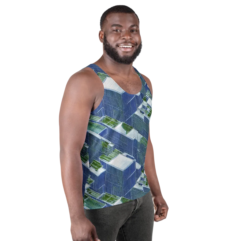 Urban Eden on Men's Tank Top — Right Front