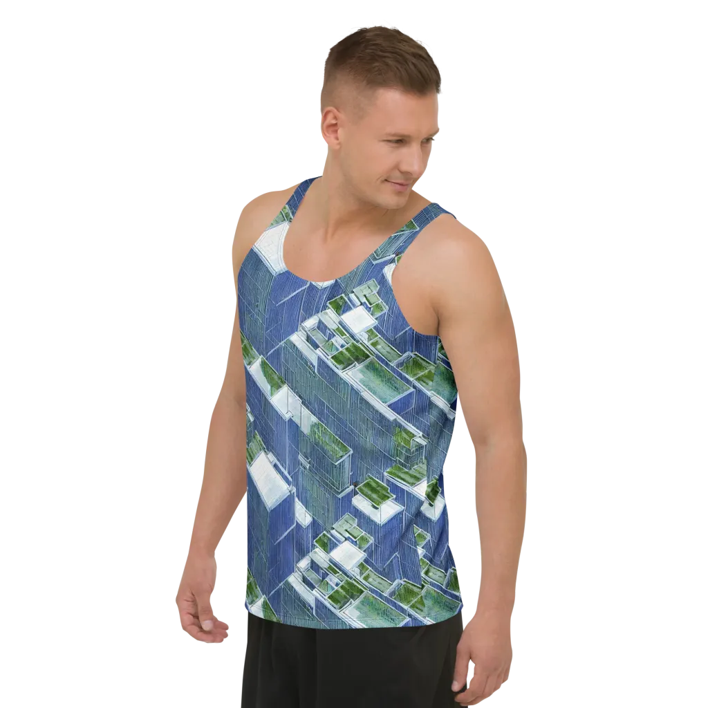 Urban Eden on Men's Tank Top — Left Front