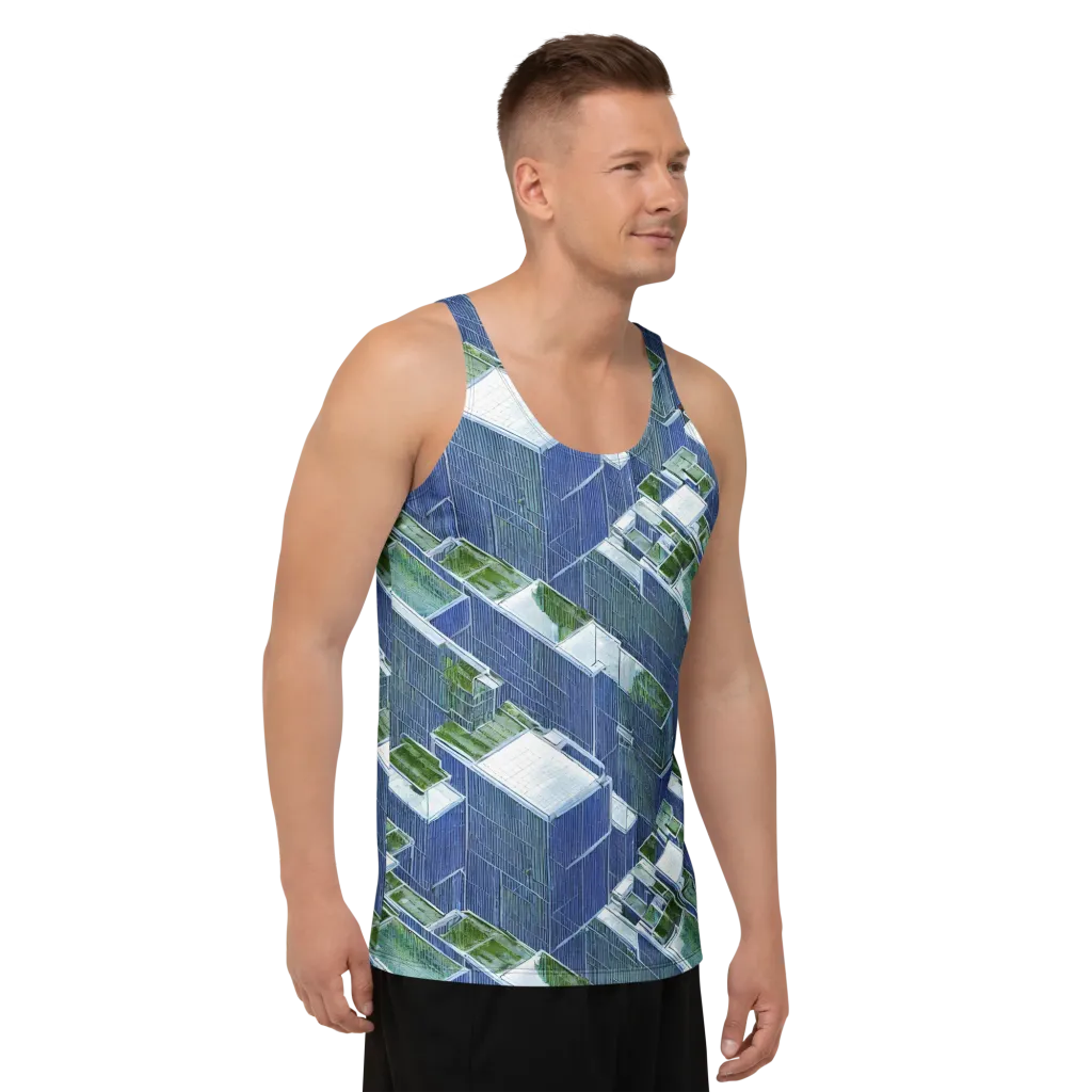 Urban Eden on Men's Tank Top — Right Front