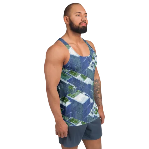 Urban Eden on a Men's Tank Top