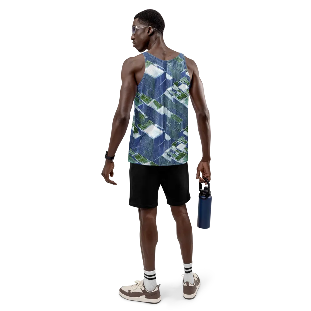 Urban Eden on Men's Tank Top — Back
