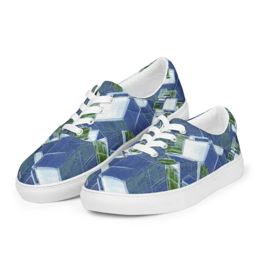 Urban Eden on a Men's Lace-Up Canvas Shoes