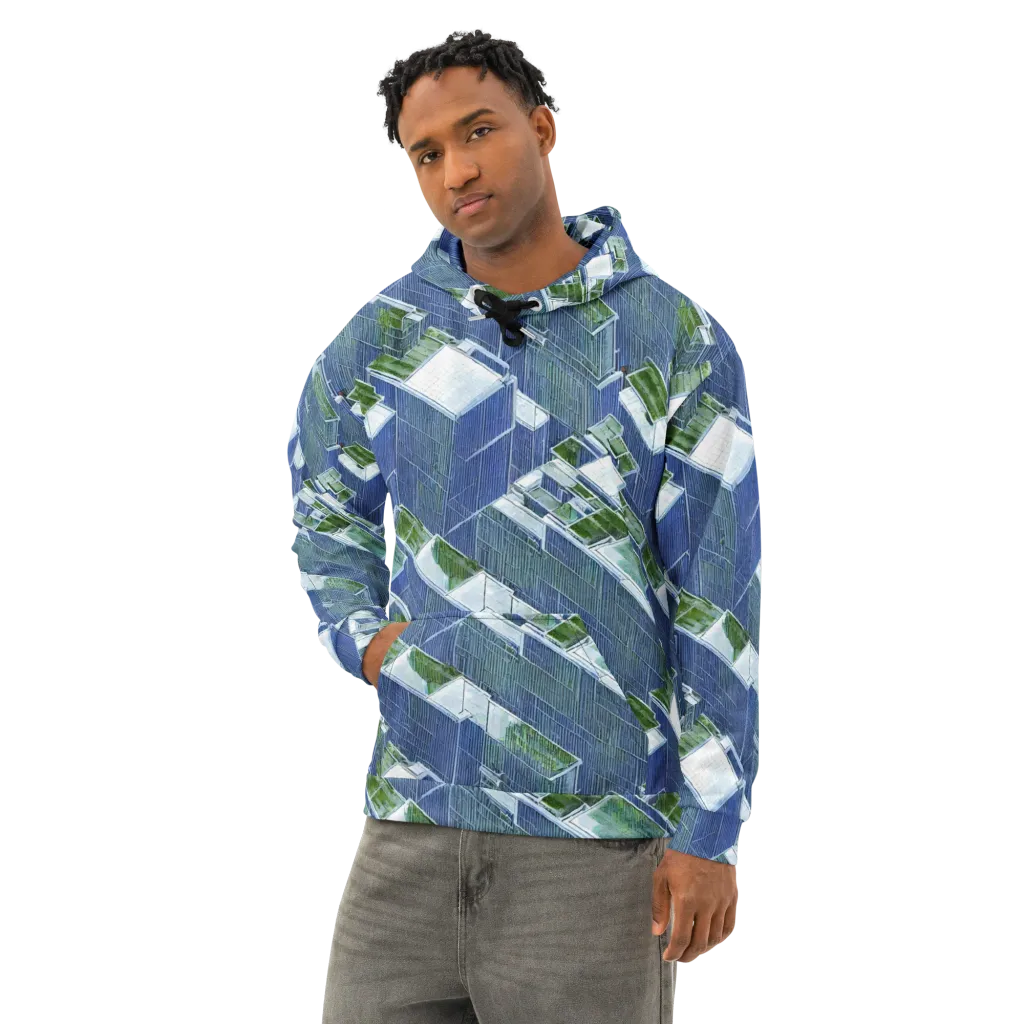 Urban Eden on Cotton Hoodie — Left Front