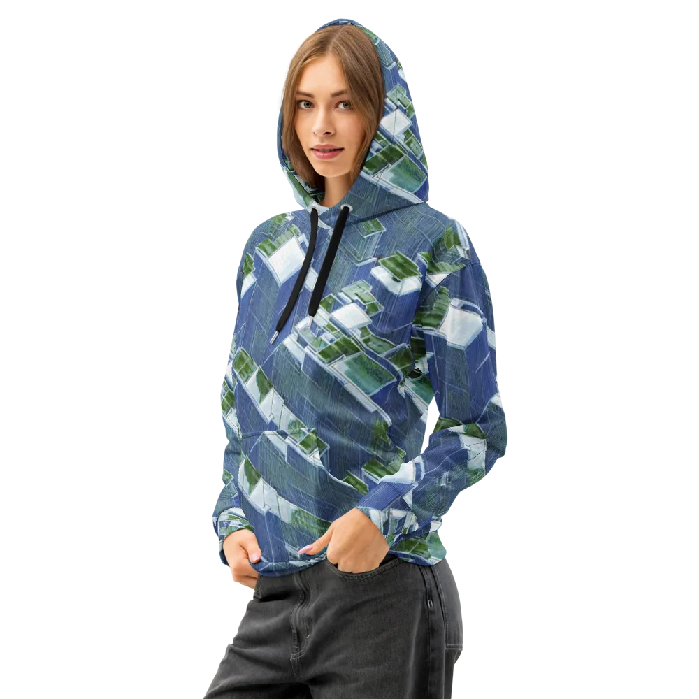 Urban Eden on Cotton Hoodie — Left Front