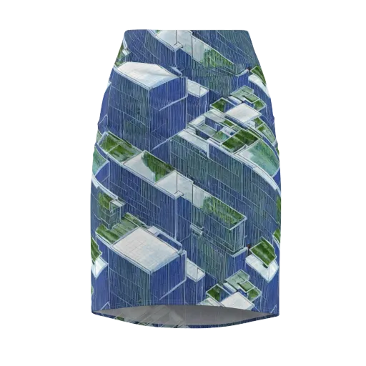 Urban Eden on a Pencil Skirt
