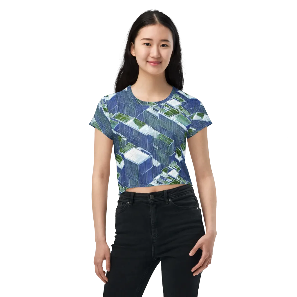 Urban Eden on Crop Tee — Front