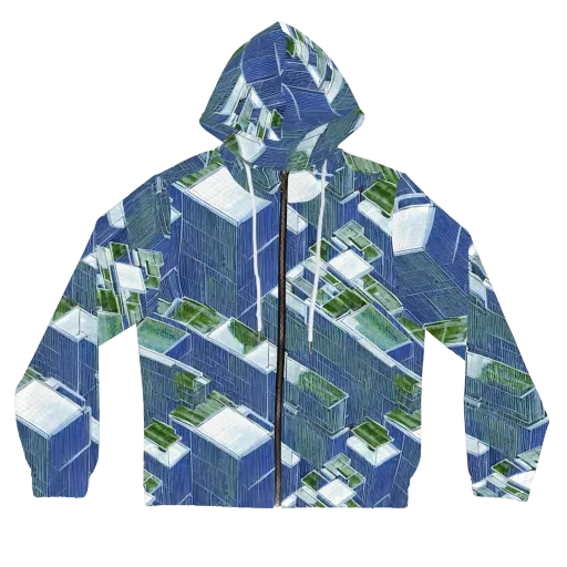 Urban Eden on a Women's Full-Zip Hoodie