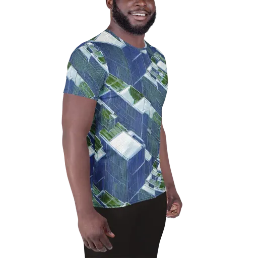 Urban Eden on a Men's Athletic T-Shirt