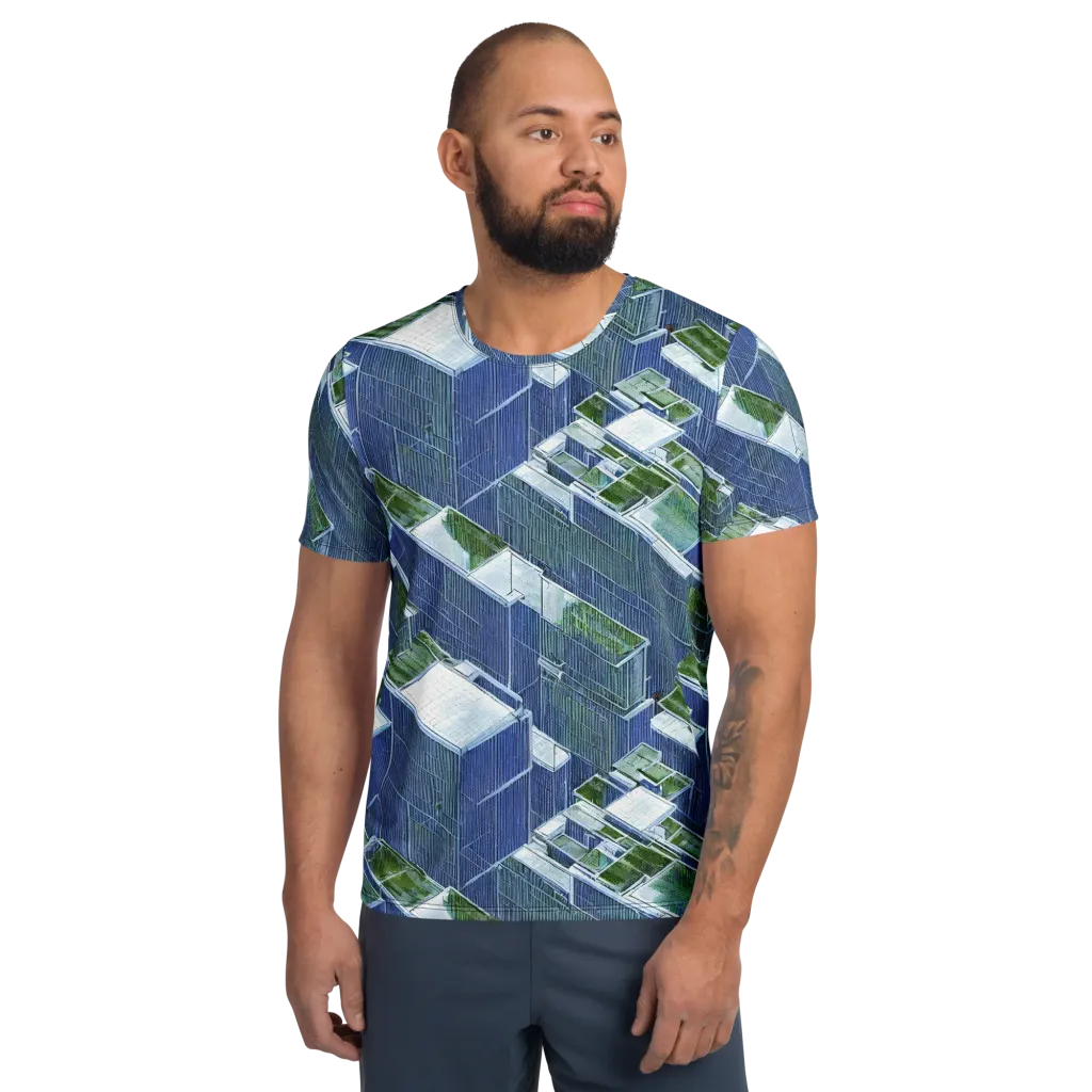Urban Eden on Men's Athletic T-Shirt — Front