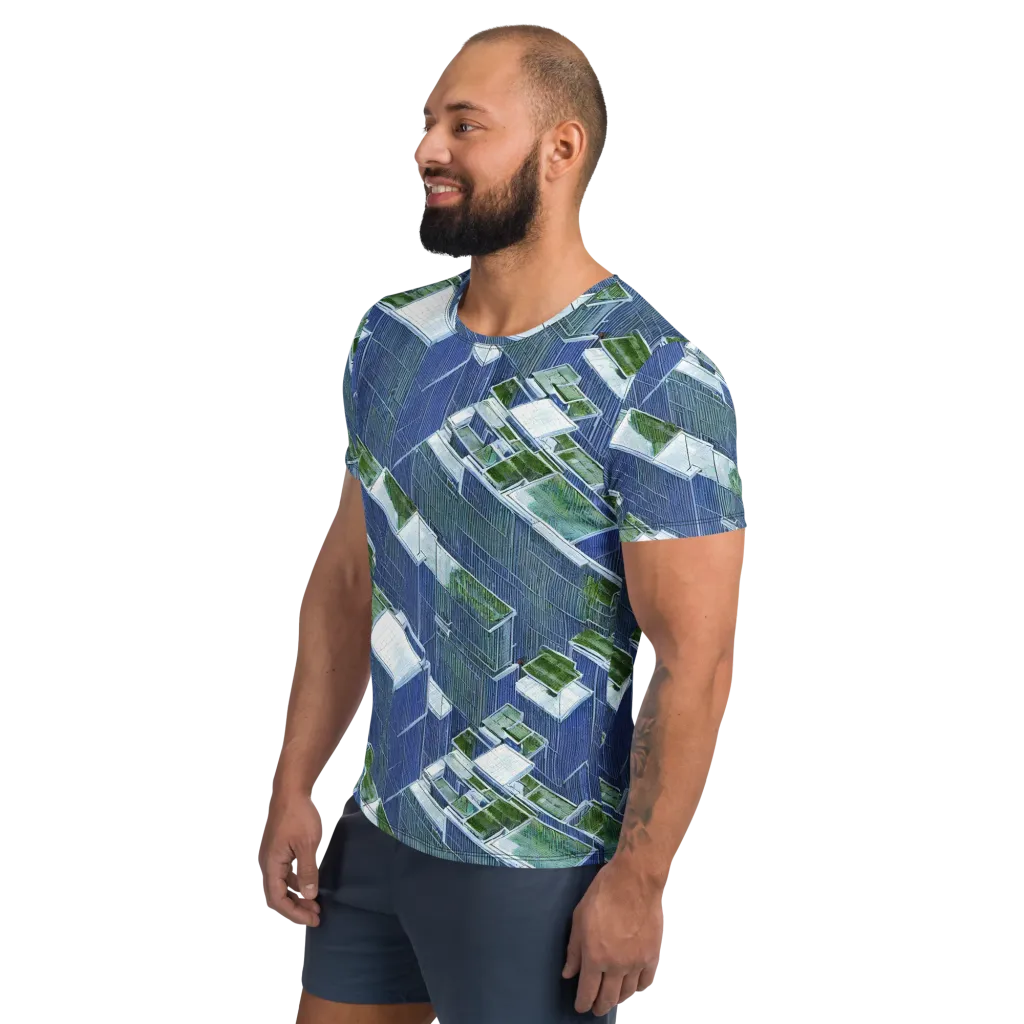 Urban Eden on Men's Athletic T-Shirt — Left