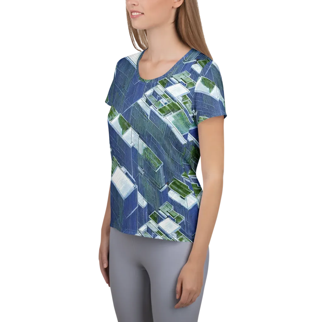 Urban Eden on Women's Athletic T-Shirt — Left