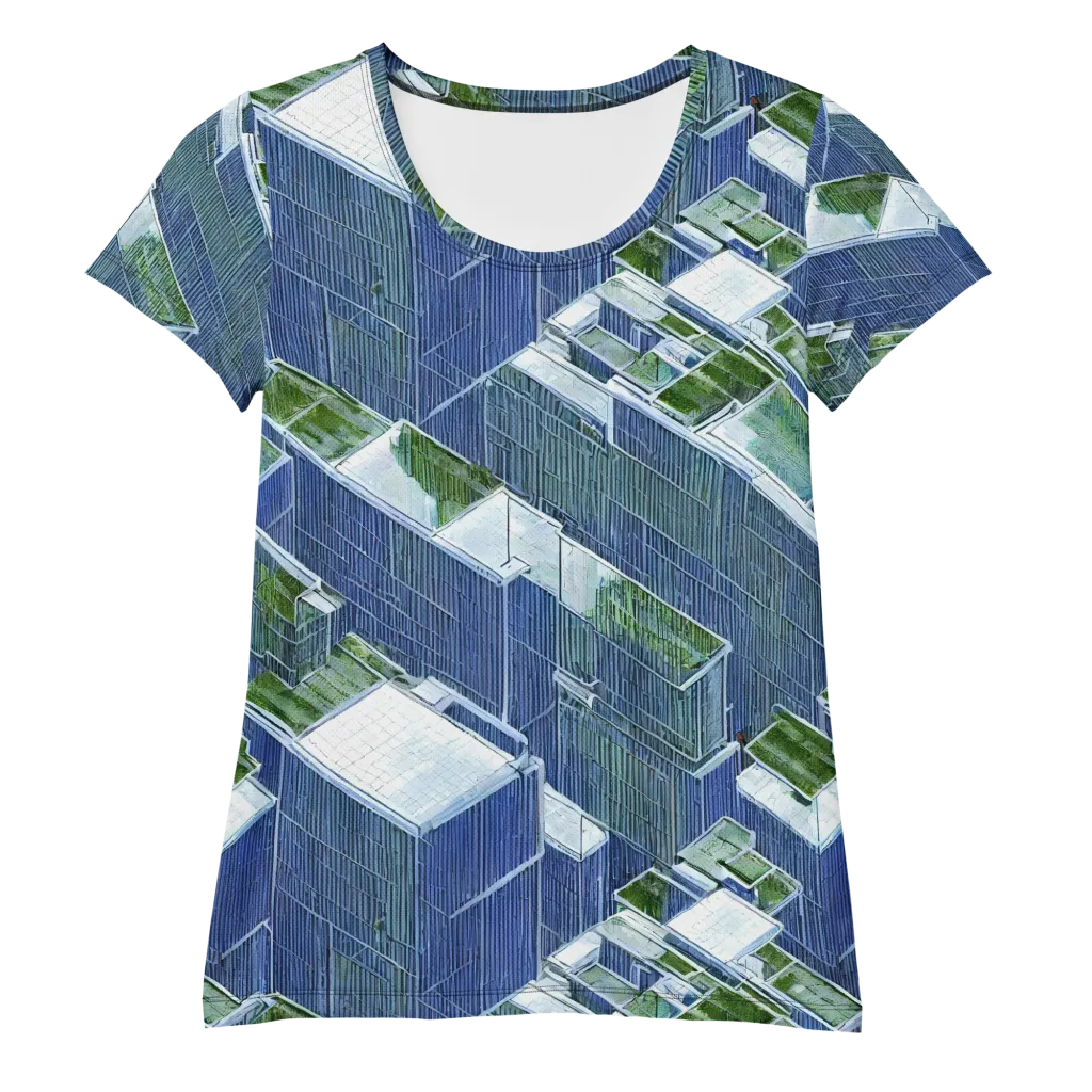 Urban Eden on Women's Athletic T-Shirt — Front