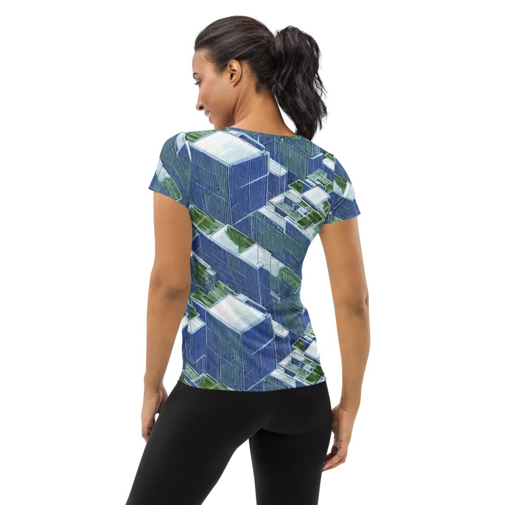 Urban Eden on Women's Athletic T-Shirt — Back