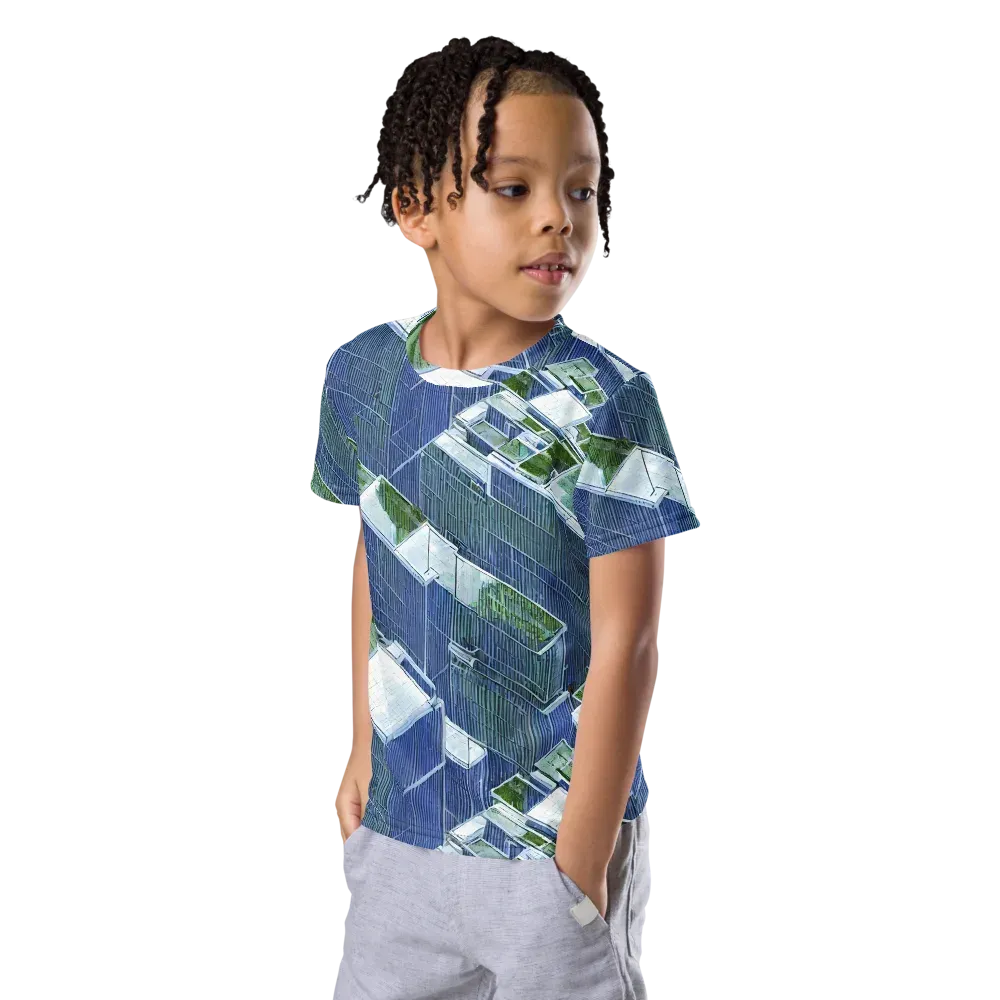 Urban Eden on Kids Crew Neck T-Shirt — Left Front