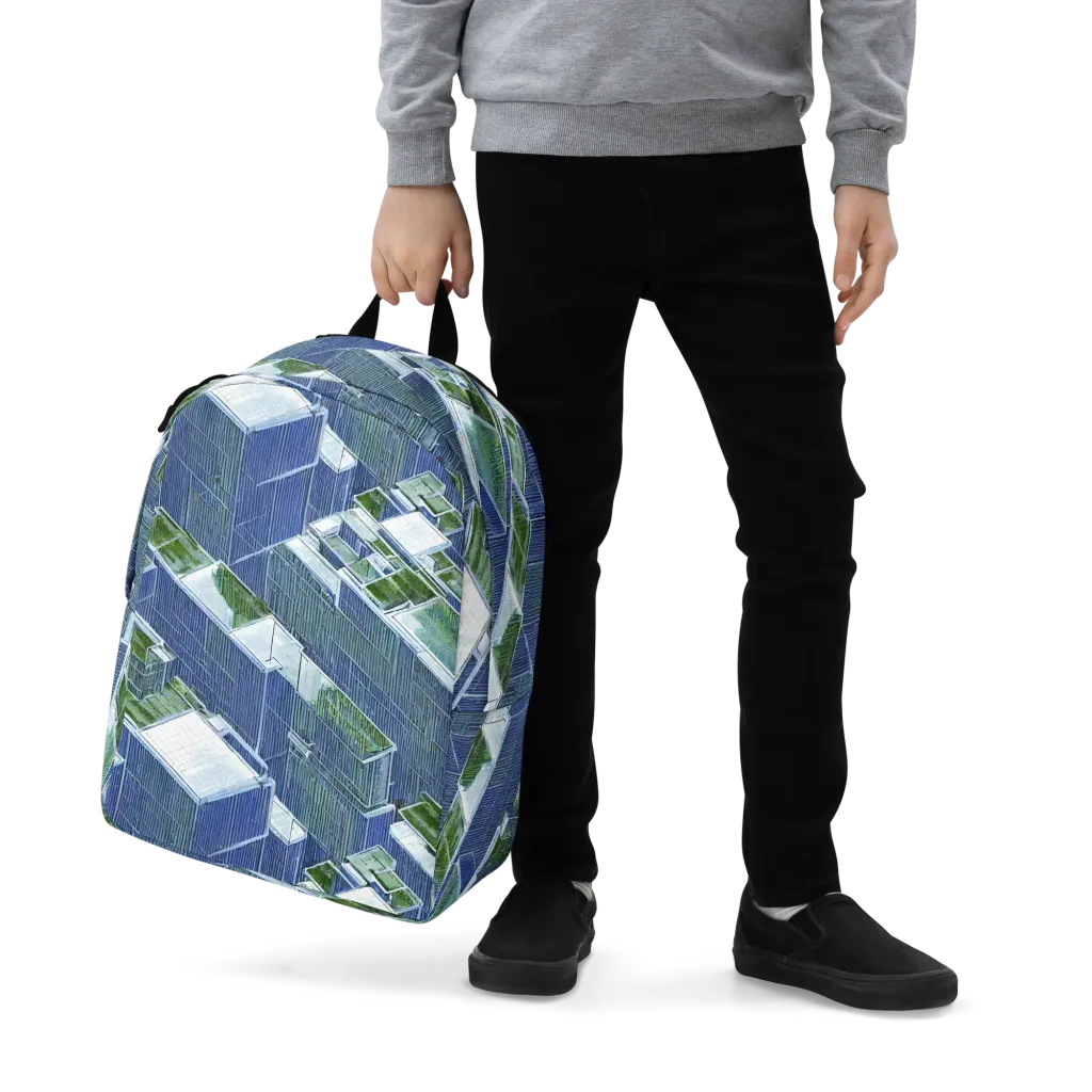 Urban Eden on Minimalist Backpack — Zoomed-in
