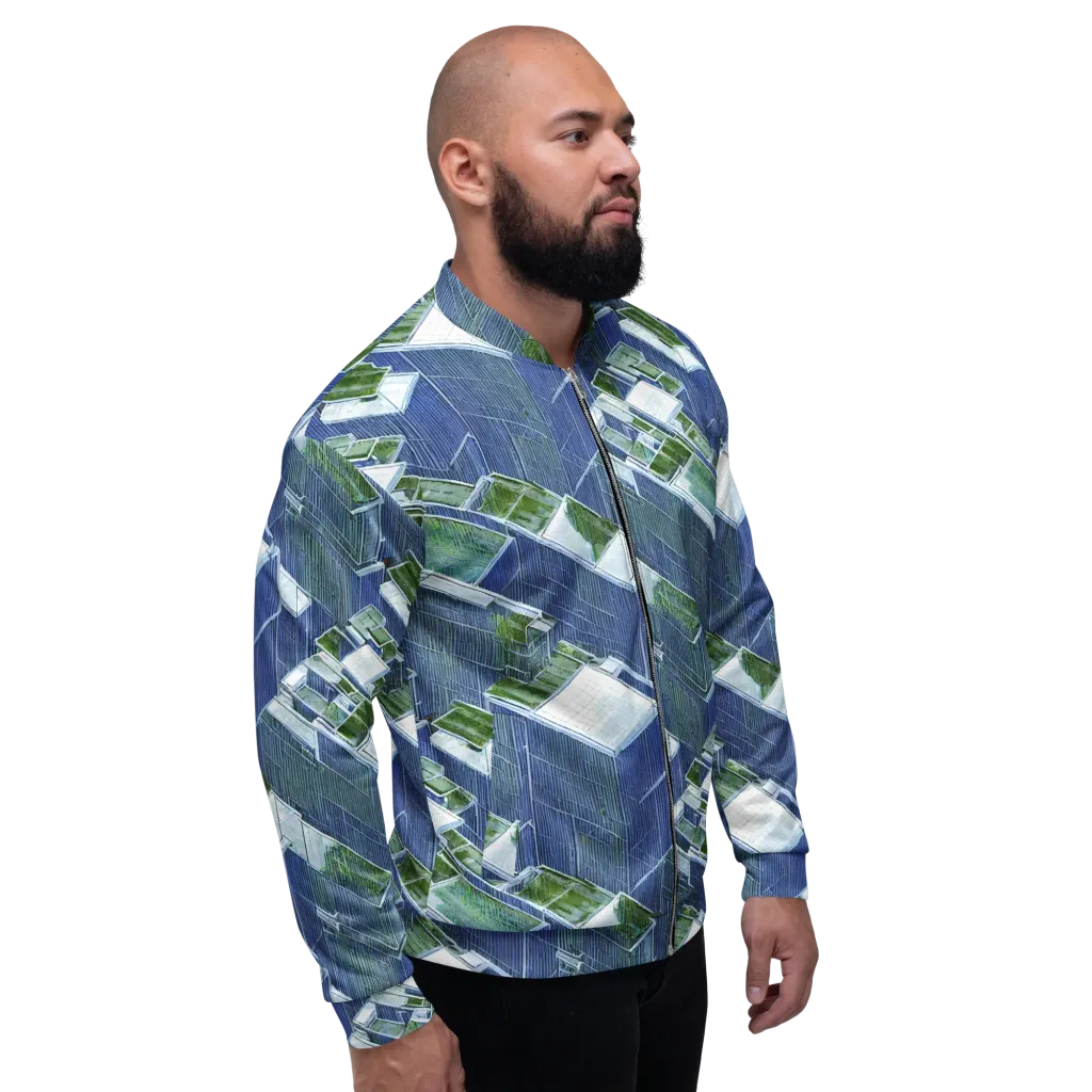 Urban Eden on Bomber Jacket — Right