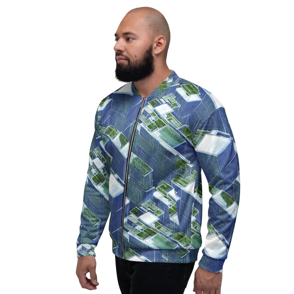 Urban Eden on Bomber Jacket — Left
