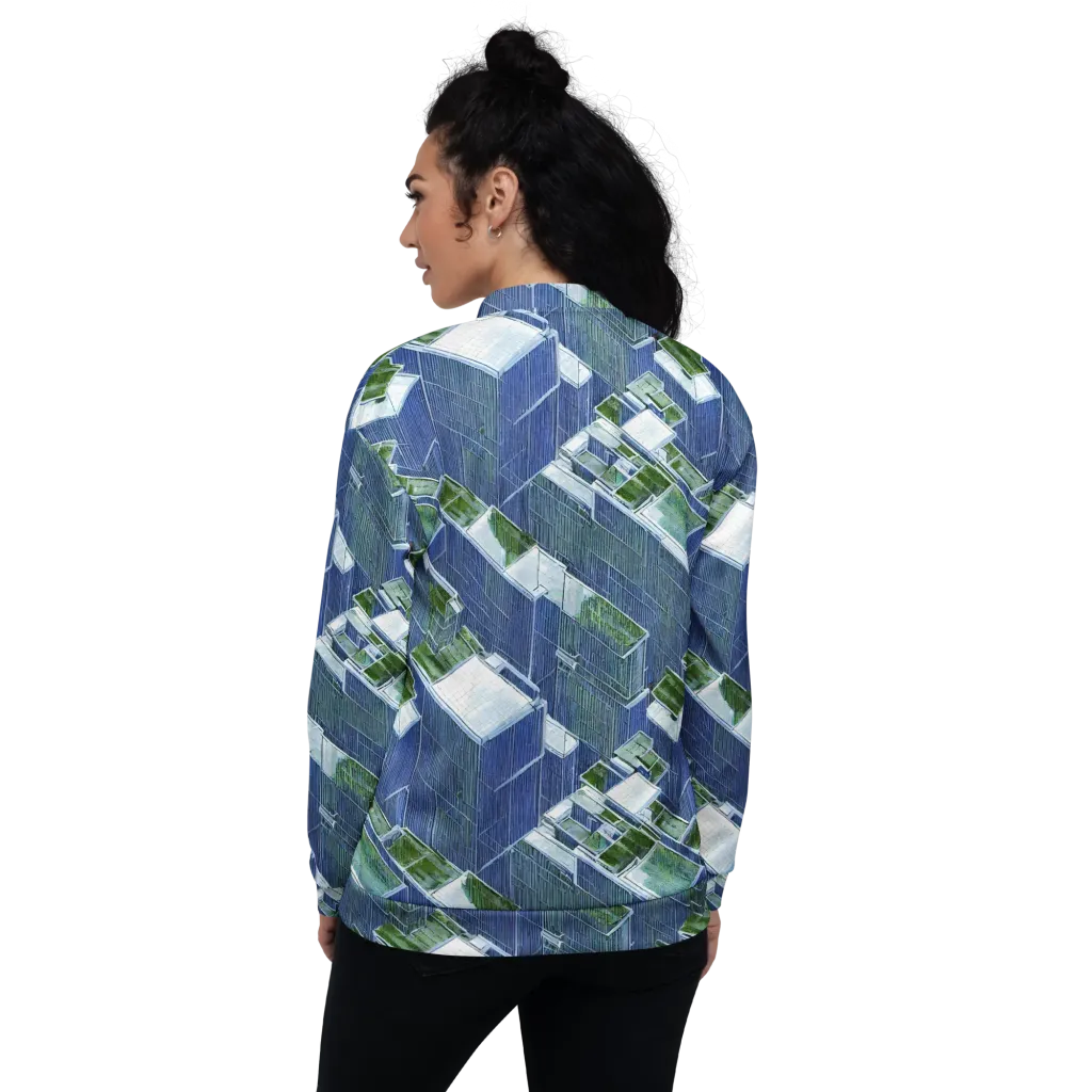 Urban Eden on Bomber Jacket — Back
