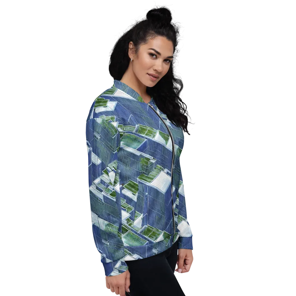 Urban Eden on Bomber Jacket — Right
