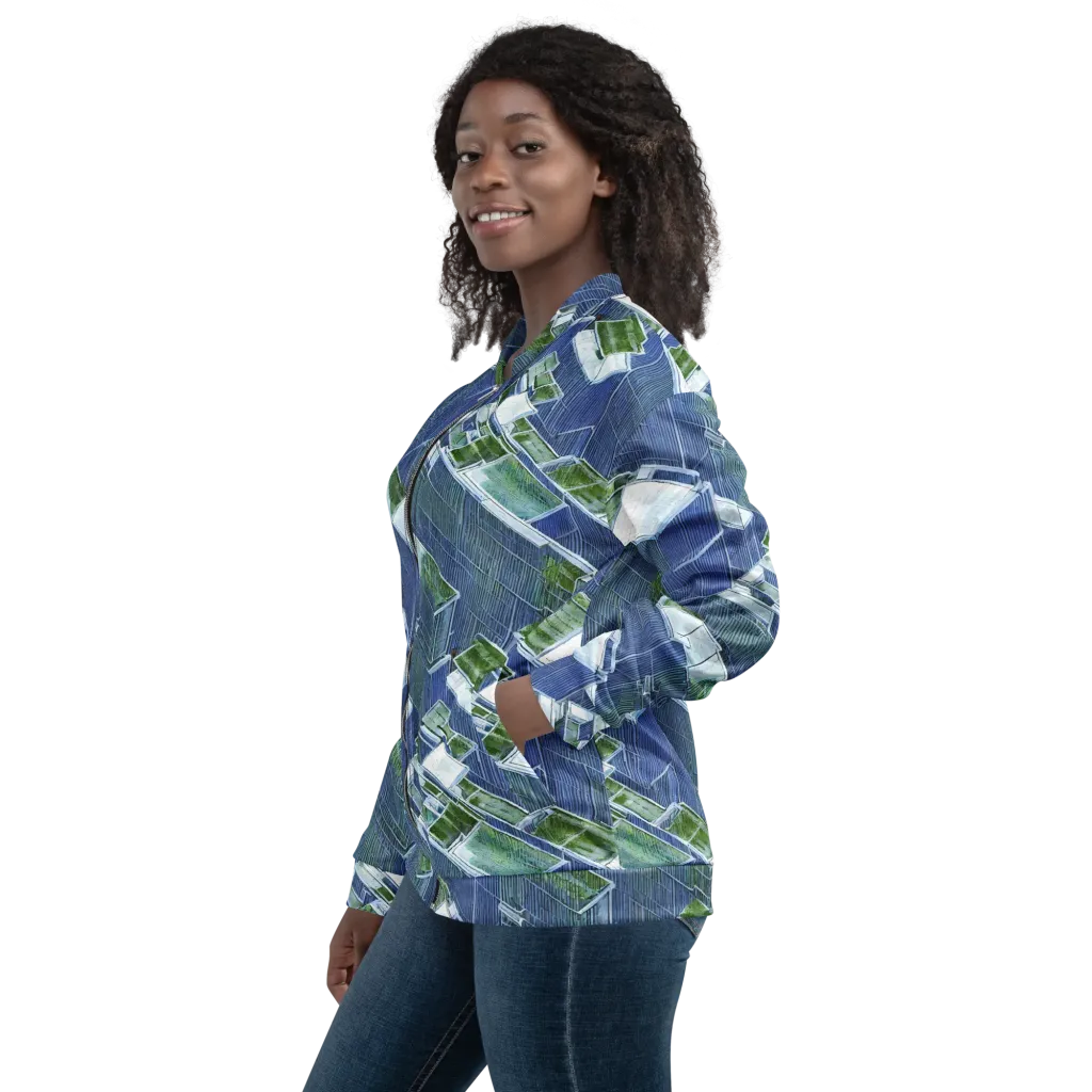 Urban Eden on Bomber Jacket — Left