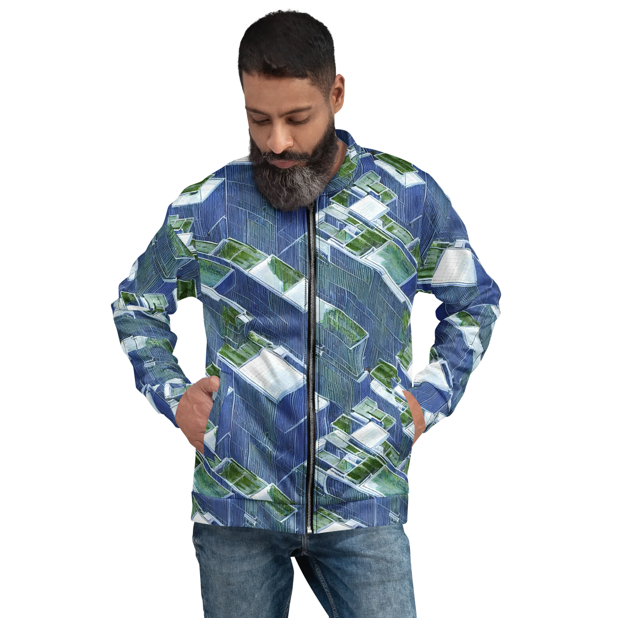 Urban Eden on Bomber Jacket — Front