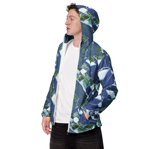 Urban Eden on a Men's Windbreaker
