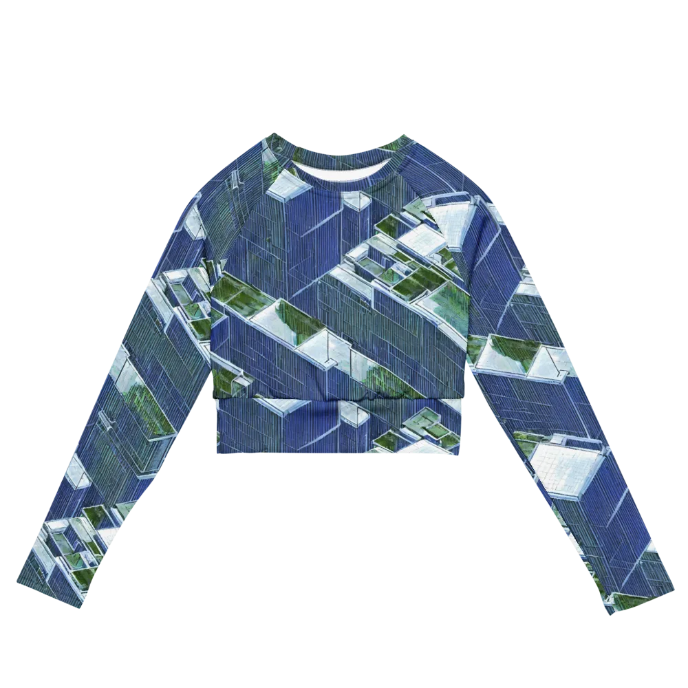 Urban Eden on Long Sleeve Crop Top — Front