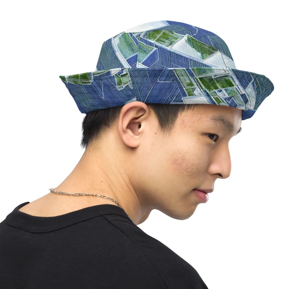 Urban Eden on Reversible Bucket Hat — Right Outside