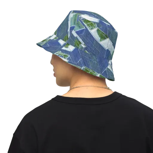 Urban Eden on a Reversible Bucket Hat