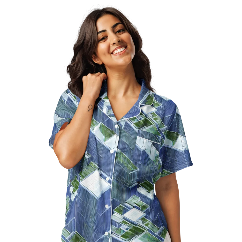 Urban Eden on Women's Short Sleeve Pajama Top — Front