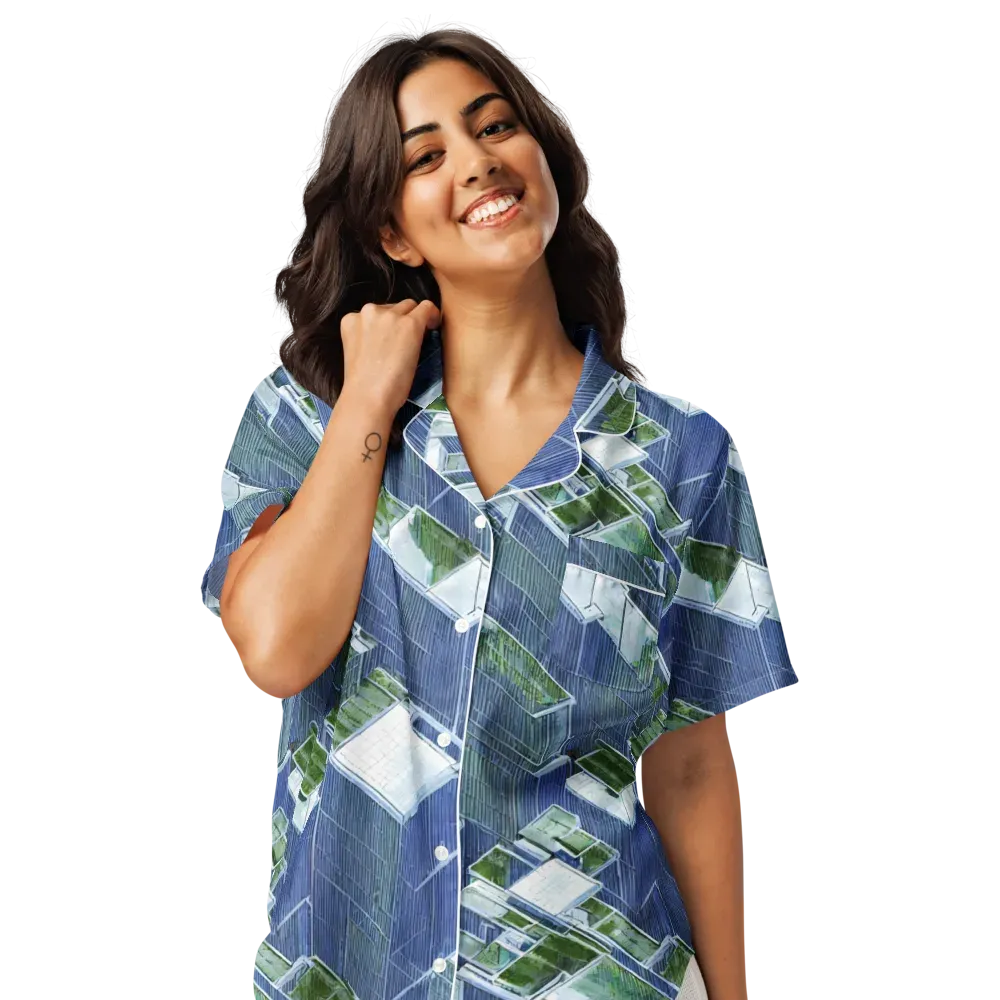 Urban Eden on Women's Short Sleeve Pajama Top — Front