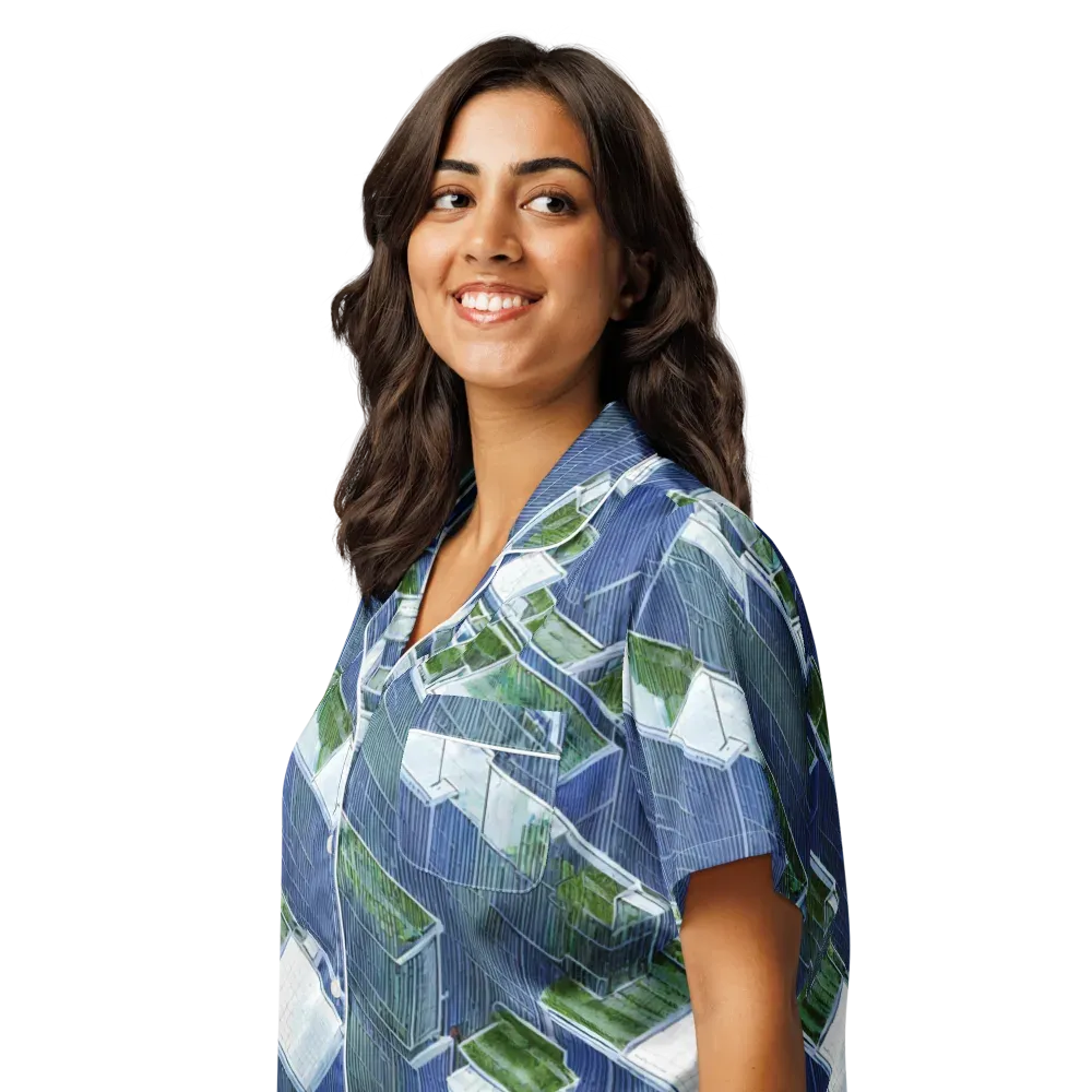 Urban Eden on Women's Short Sleeve Pajama Top — Left Front