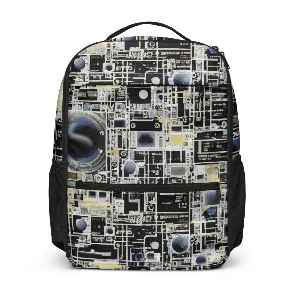 Midnight Control Grid on Utility Backpack — Front