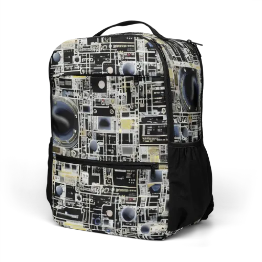 Midnight Control Grid on a Utility Backpack