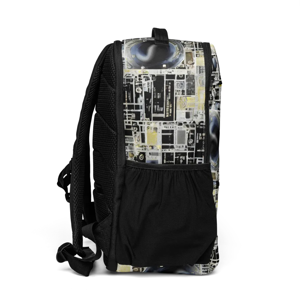 Midnight Control Grid on Utility Backpack — Right