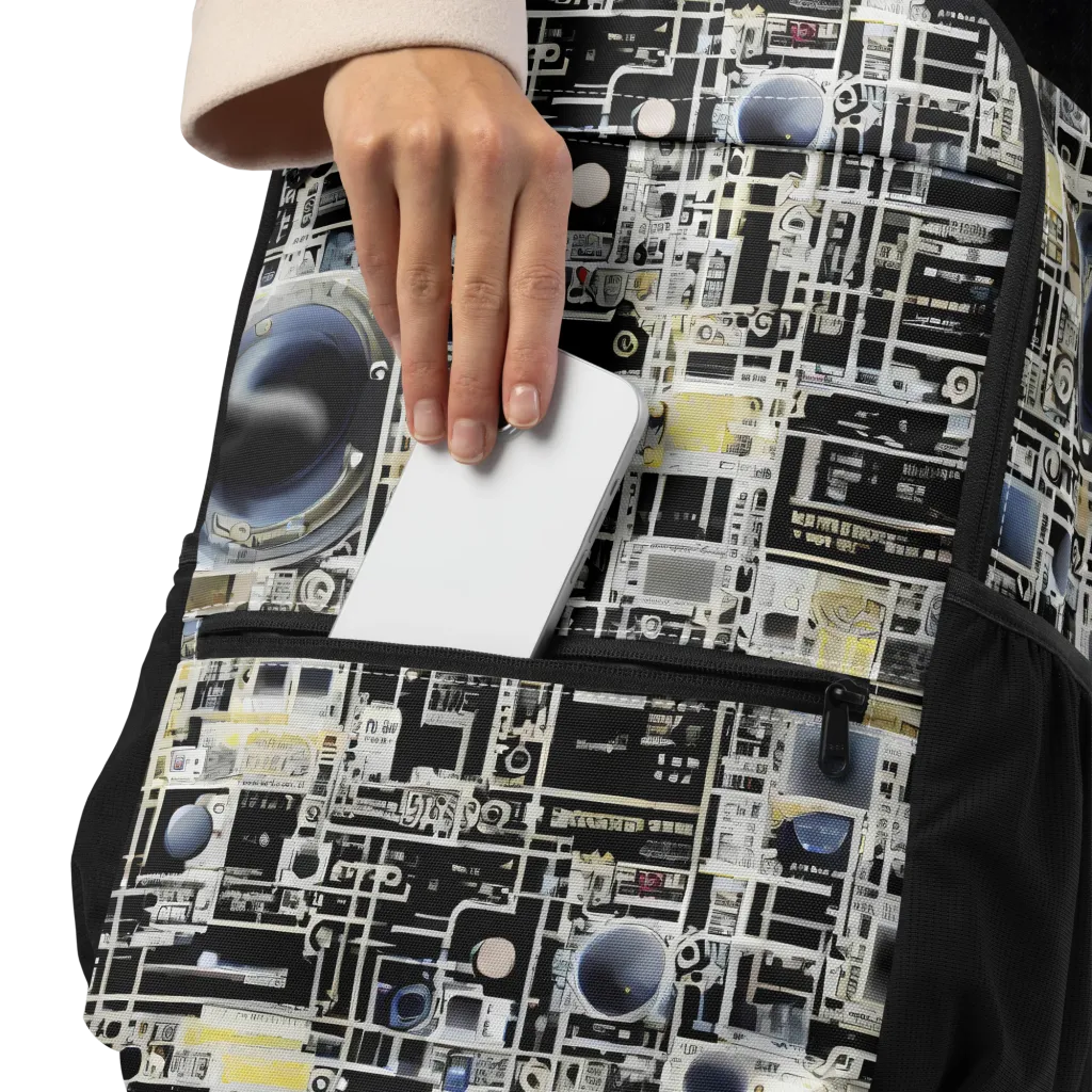 Midnight Control Grid on Utility Backpack — Product details