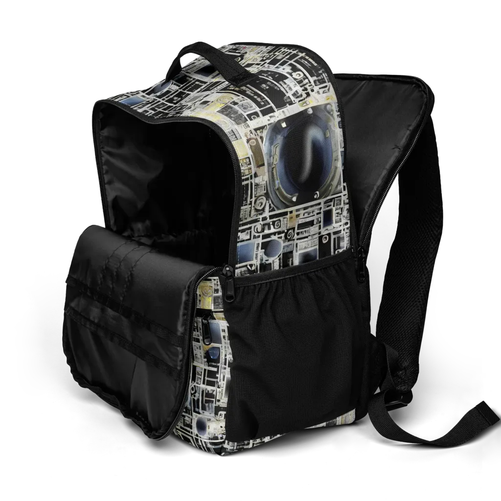 Midnight Control Grid on Utility Backpack — Product details 2