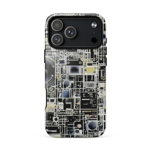 Midnight Control Grid on a MagSafe Tough Case for iPhone®