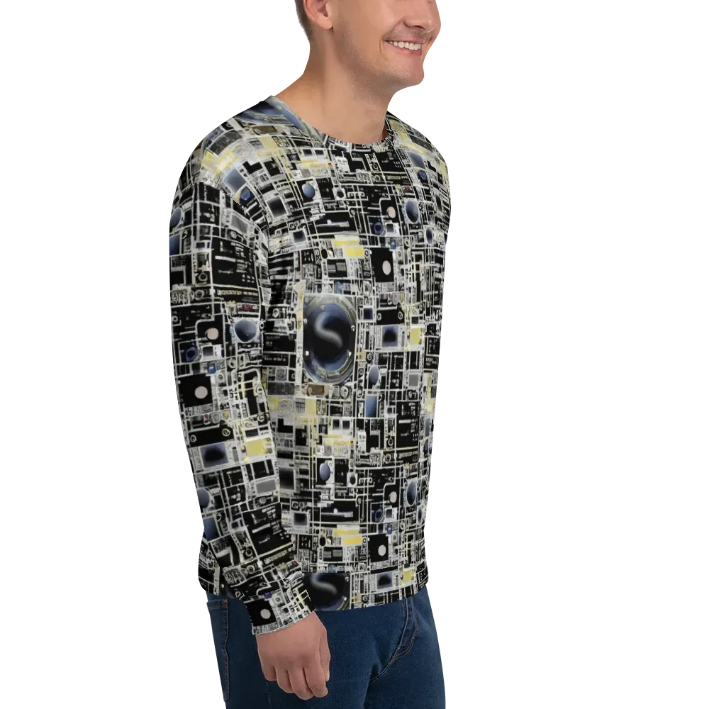 Midnight Control Grid on Sweatshirt — Right Front