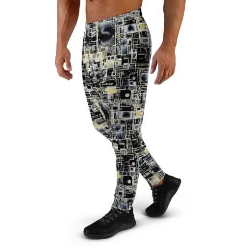 Midnight Control Grid on a Men's Joggers