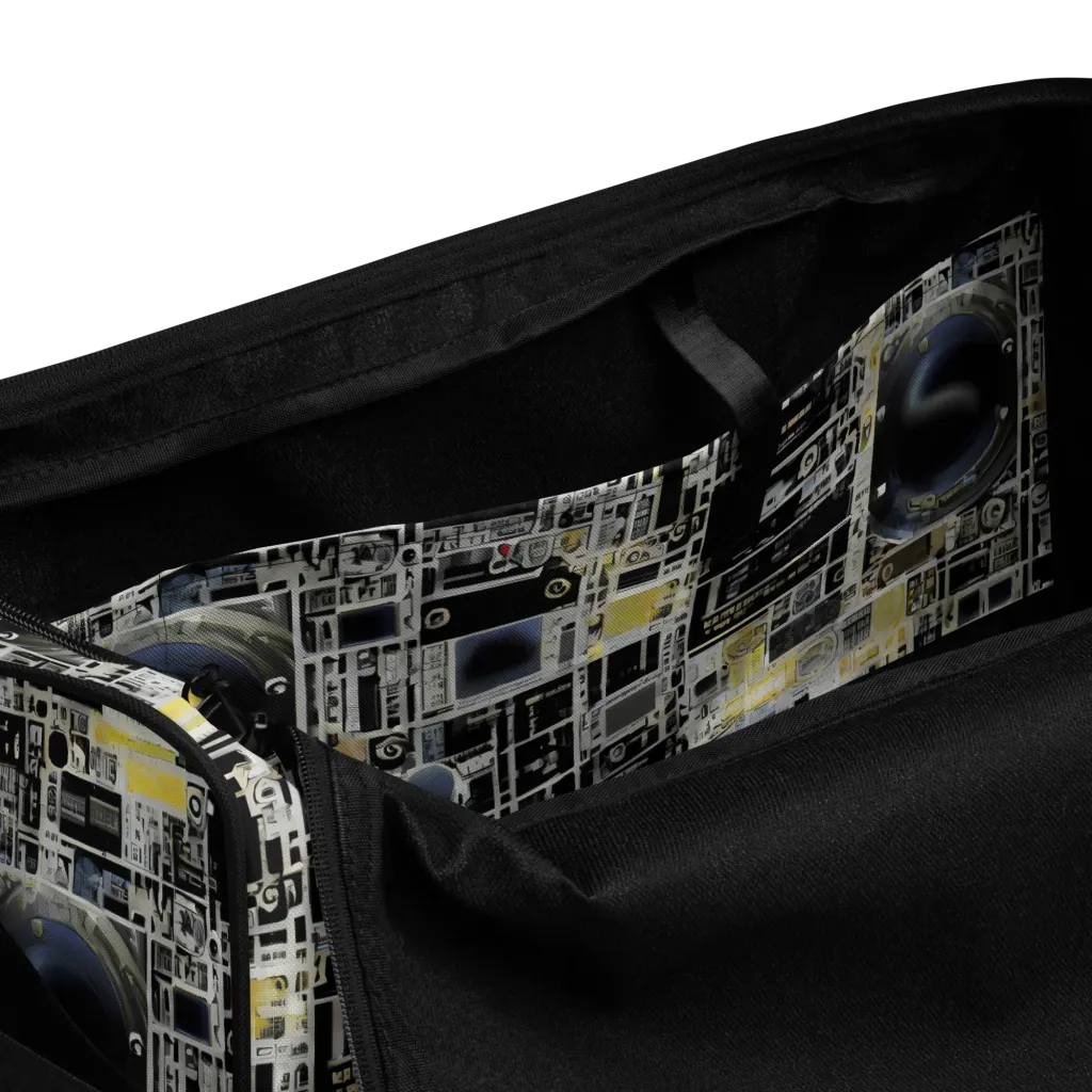 Midnight Control Grid on Duffle Bag — Product details