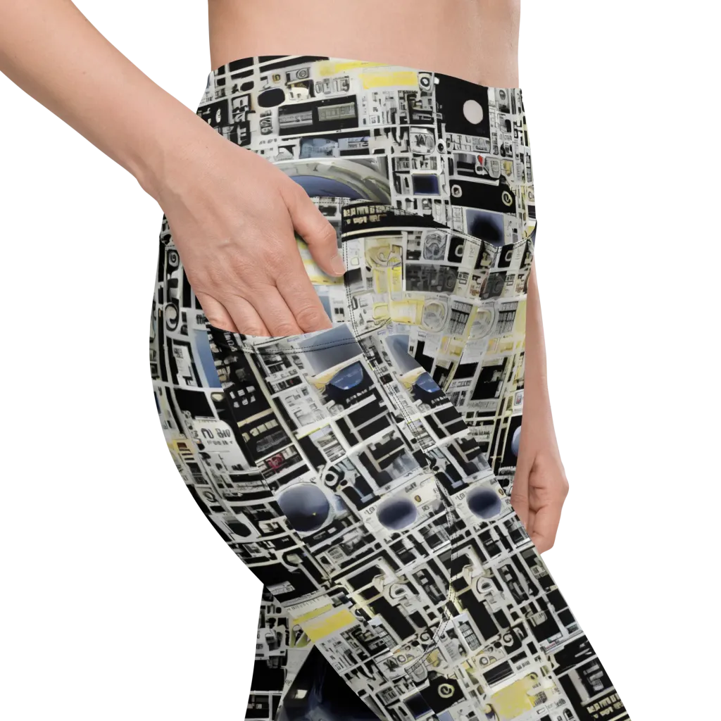 Midnight Control Grid on Leggings with Pockets — Product details
