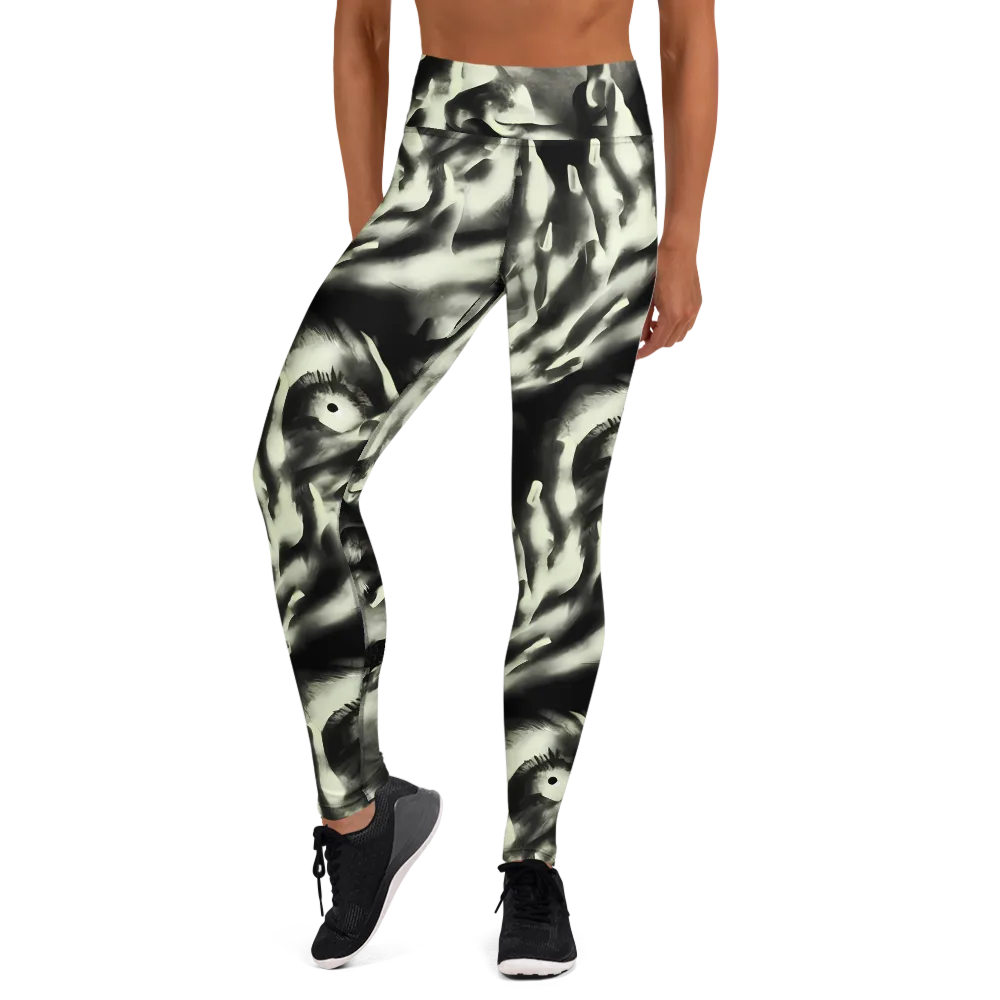 Shadowed Mystique on Yoga Leggings — Front