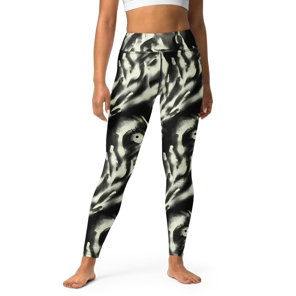 Shadowed Mystique on Yoga Leggings — Front