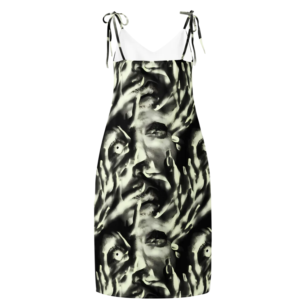 Shadowed Mystique on Slip Dress — Back